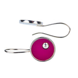 Earrings - On the Green - solid silver w long hooks