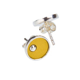 Earrings - On the Green - solid silver w studs