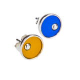 Earrings - On the Green - solid silver w studs