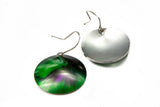 Earrings Sky Northern Lights w silver hooks