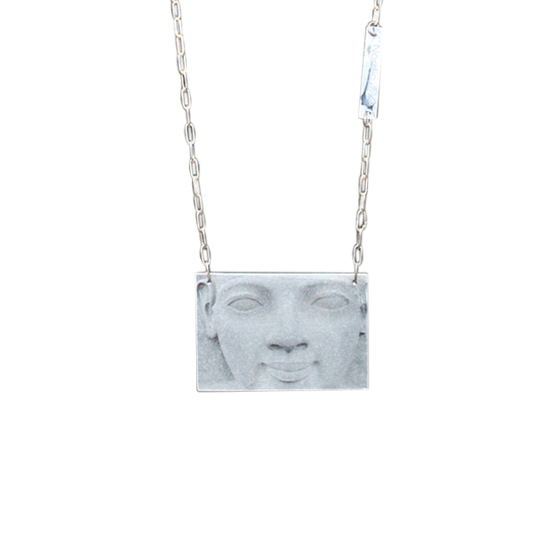 Necklace Art Egyptian with chain in silver