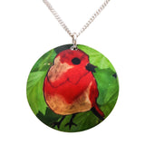 Necklace Birdie w silver chain