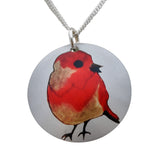 Necklace Birdie w silver chain