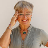 Necklace Sky Northern Lights with a silver chain