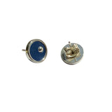 Earrings - On the Green - solid silver w studs