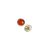 Earrings - On the Green - solid silver w studs