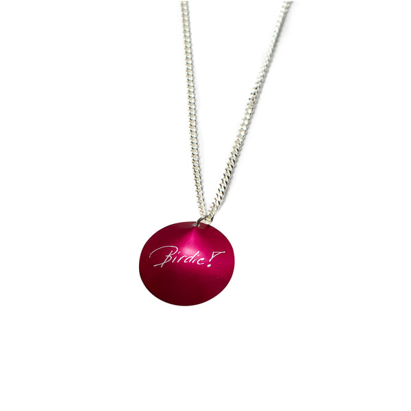 Necklace Birdie Golf w silver chain
