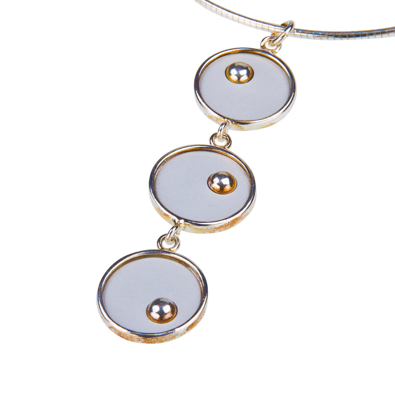 Necklace - Par 3 On the Green - solid silver