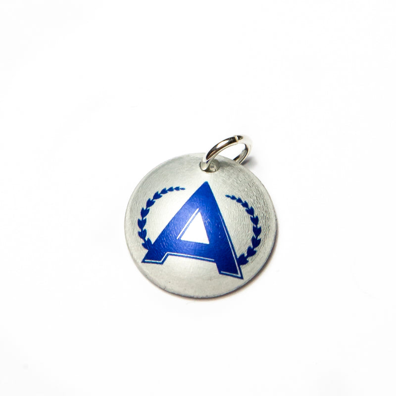 Necklace A as in Annika w silver chain
