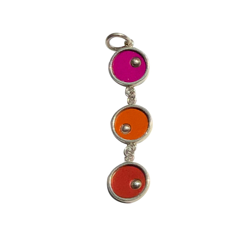Necklace - Par 3 On the Green - solid silver