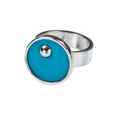 Ring - On the Green - solid silver - Adjustable size
