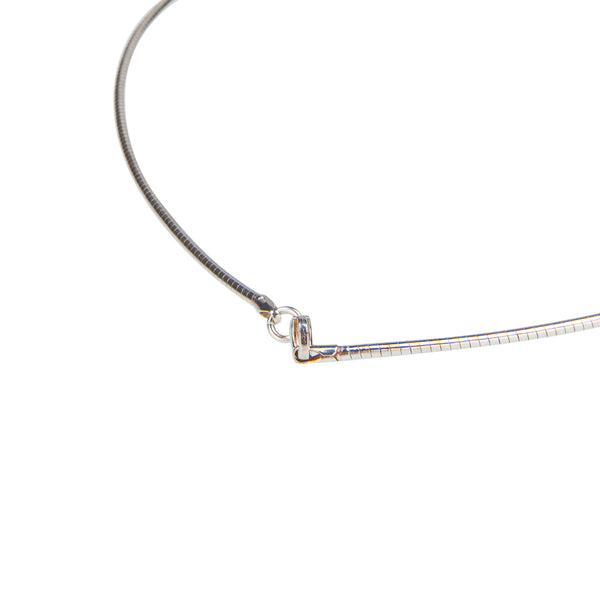 Necklace Sky Northern Lights solid silver with an exclusive omega chain