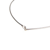 Necklace - On the Green - solid silver w omega chain