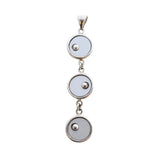 Necklace - Par 3 On the Green - solid silver (small-size 18mm)